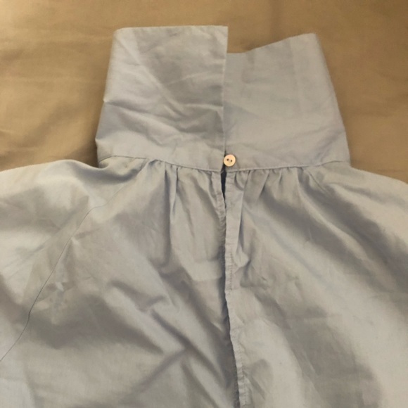 ZARA mock neck blouse with ties on sleeves - Picture 6 of 9